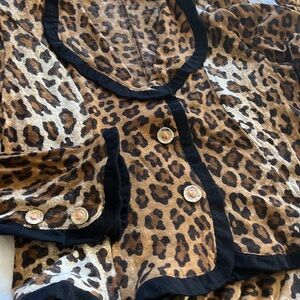 From Paris Leopard Print 2 pieces outfit